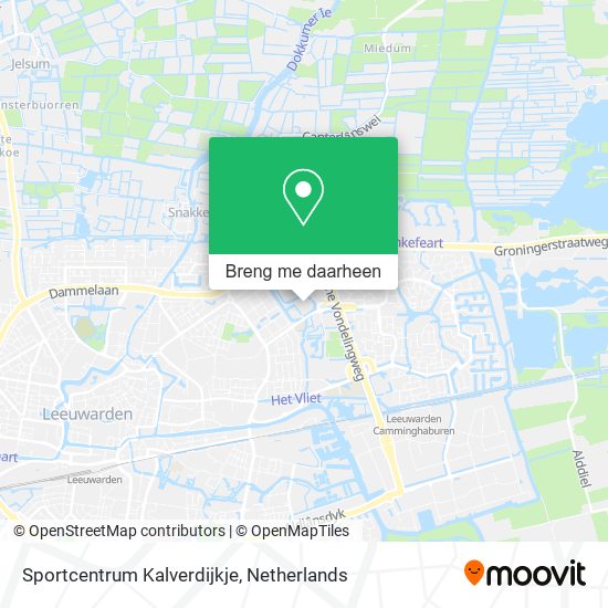 Sportcentrum Kalverdijkje kaart