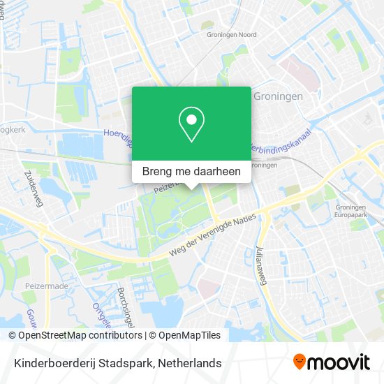 Kinderboerderij Stadspark kaart