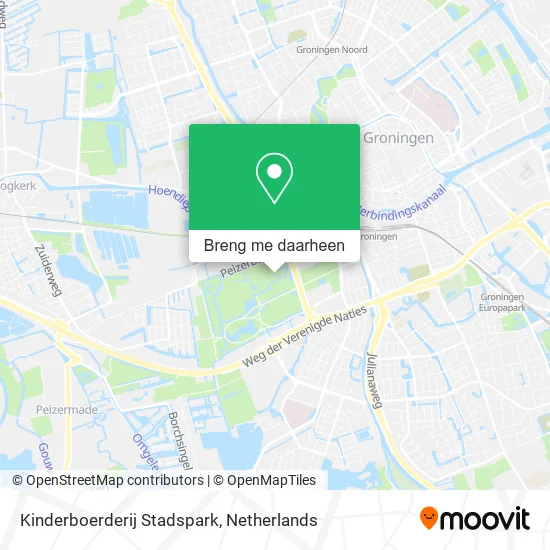 Kinderboerderij Stadspark kaart