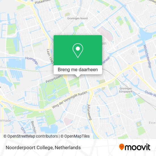 Noorderpoort College kaart