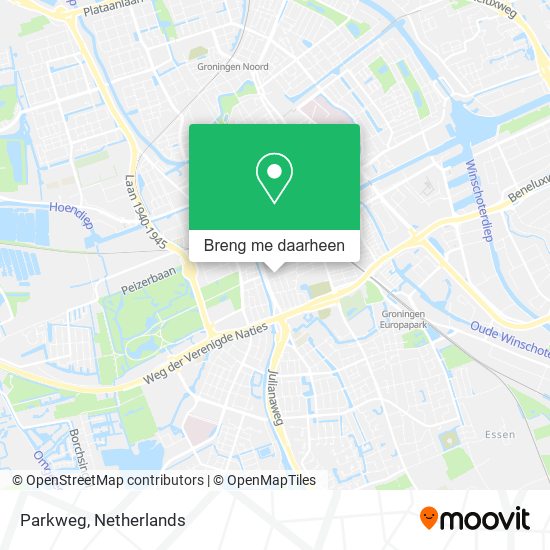 Parkweg kaart