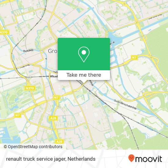 renault truck service jager kaart