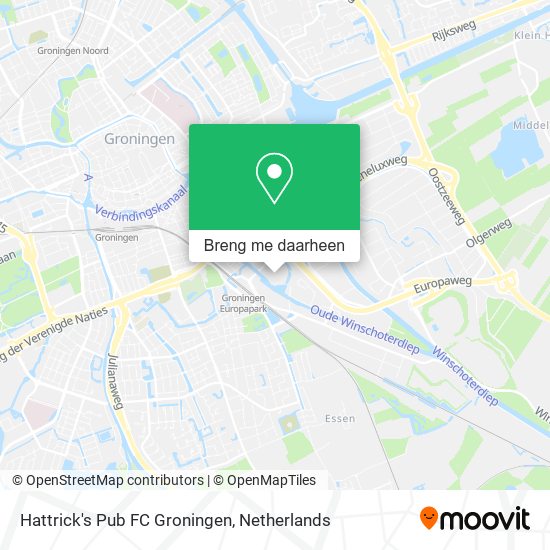 Hattrick's Pub FC Groningen kaart