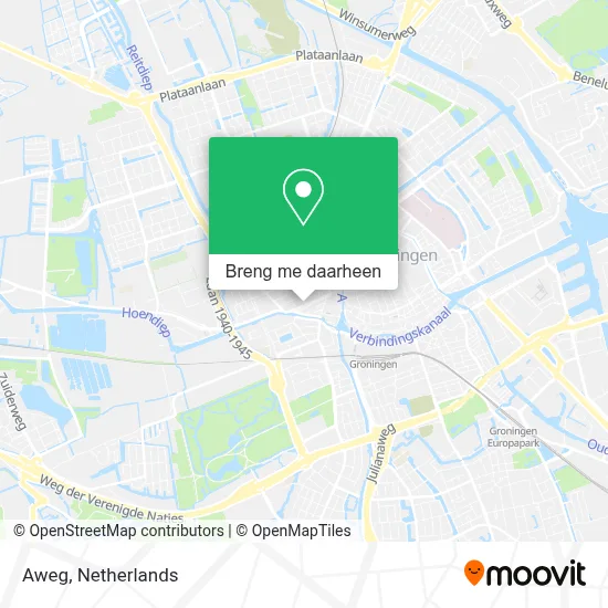 Aweg kaart