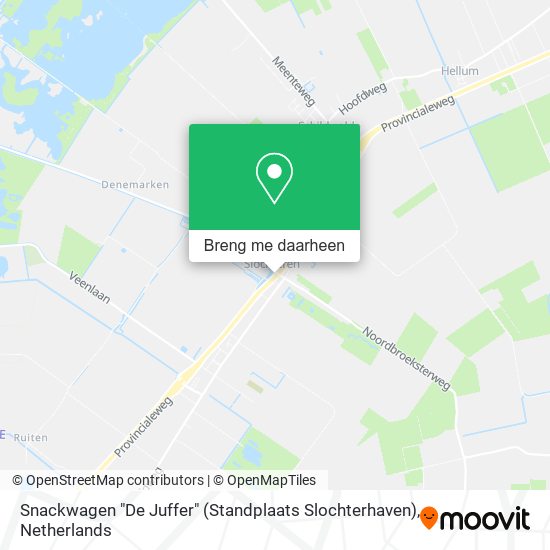 Snackwagen "De Juffer" (Standplaats Slochterhaven) kaart