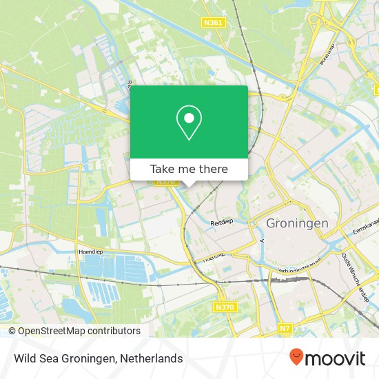 Wild Sea Groningen kaart