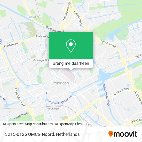 3215-0126 UMCG Noord kaart
