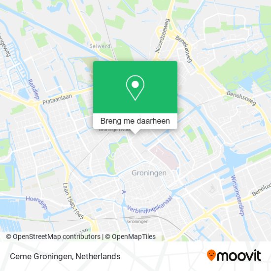 Ceme Groningen kaart