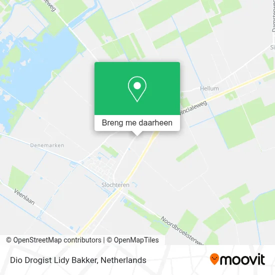 Dio Drogist Lidy Bakker kaart