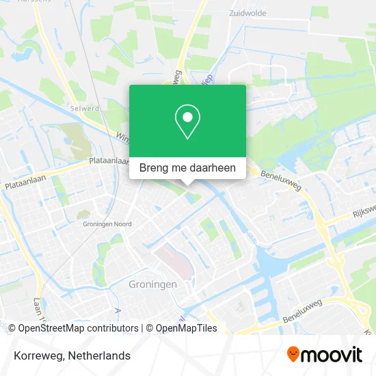 Korreweg kaart