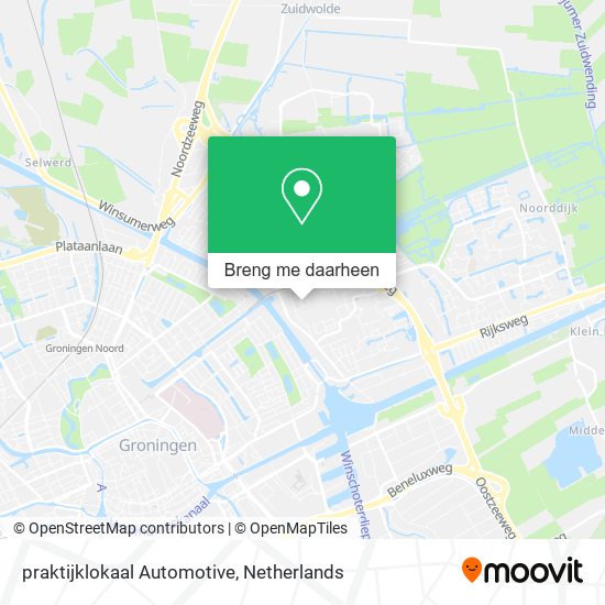 praktijklokaal Automotive kaart