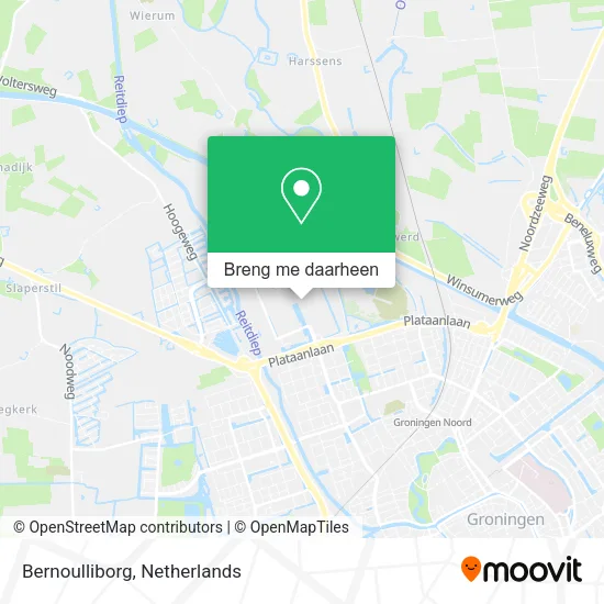 Bernoulliborg kaart