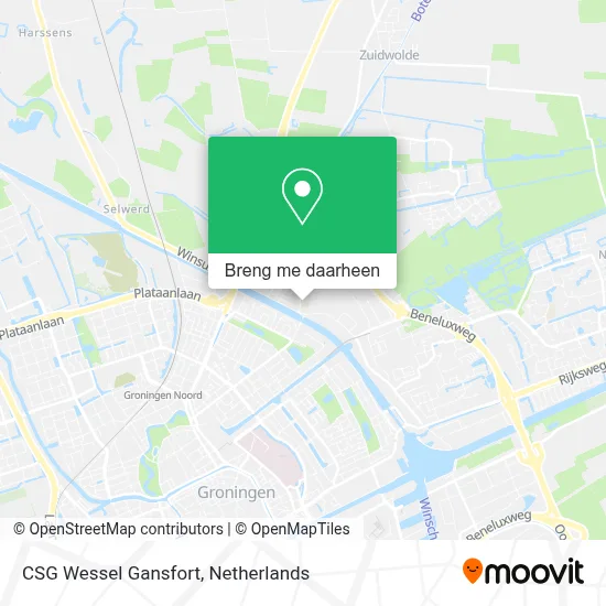 CSG Wessel Gansfort kaart