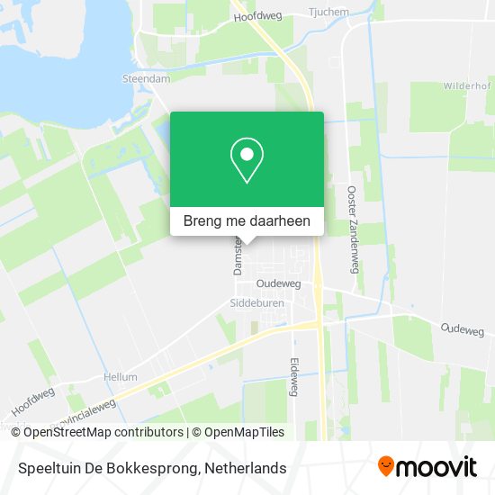 Speeltuin De Bokkesprong kaart