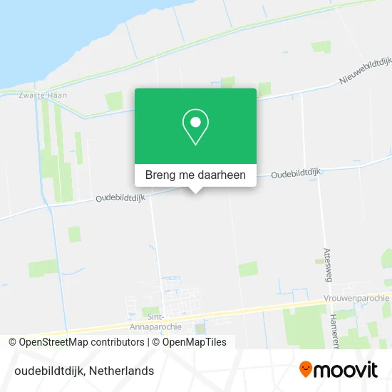 oudebildtdijk kaart