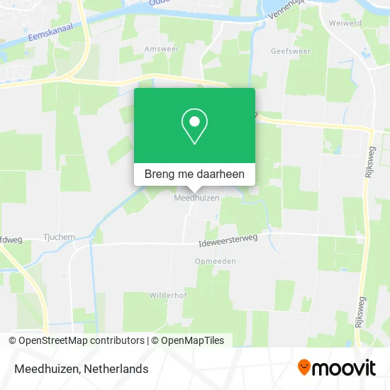 Meedhuizen kaart