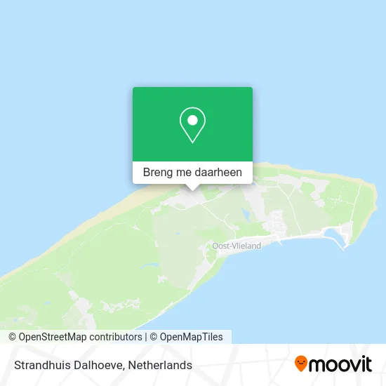 Strandhuis Dalhoeve kaart