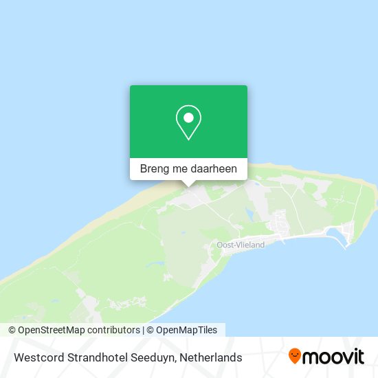 Westcord Strandhotel Seeduyn kaart