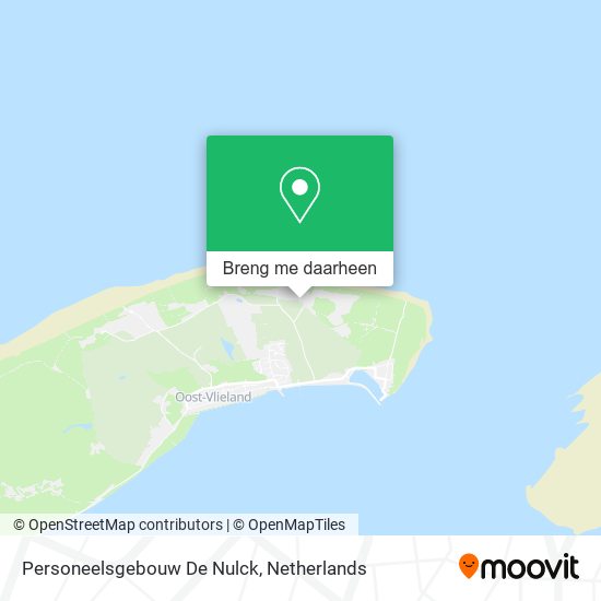 Personeelsgebouw De Nulck kaart