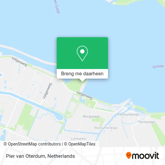 Pier van Oterdum kaart