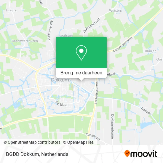 BGDD Dokkum kaart