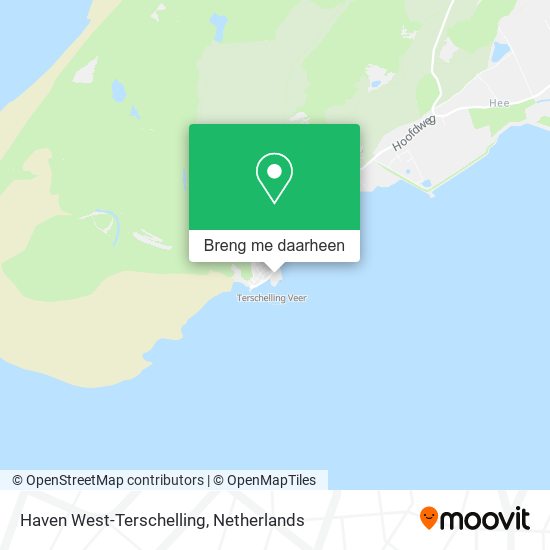 Haven West-Terschelling kaart