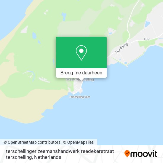 terschellinger zeemanshandwerk reedekerstraat terschelling kaart