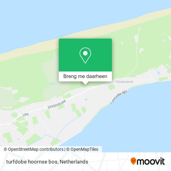 turfdobe hoornse bos kaart