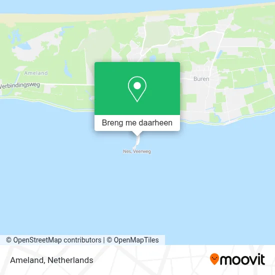 Ameland kaart