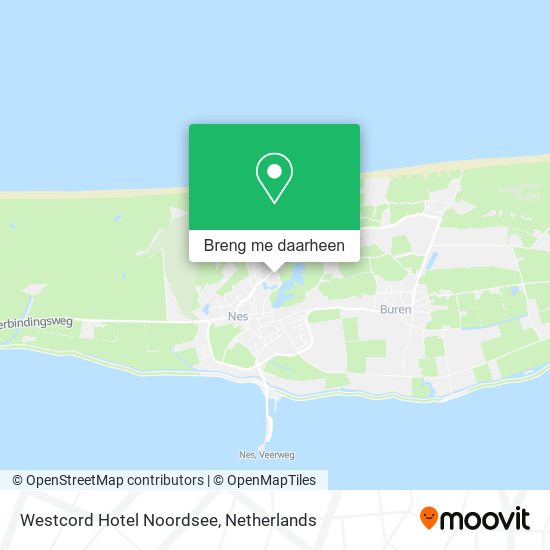 Westcord Hotel Noordsee kaart