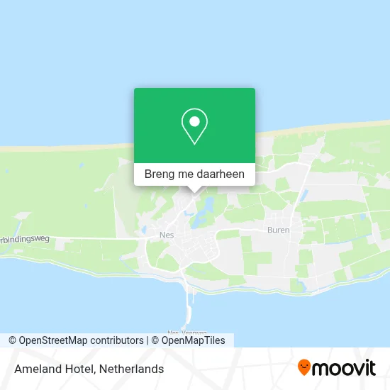 Ameland Hotel kaart