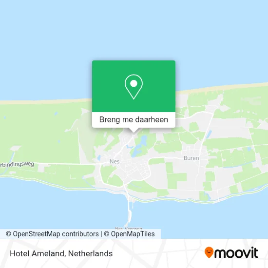Hotel Ameland kaart