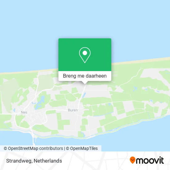 Strandweg kaart