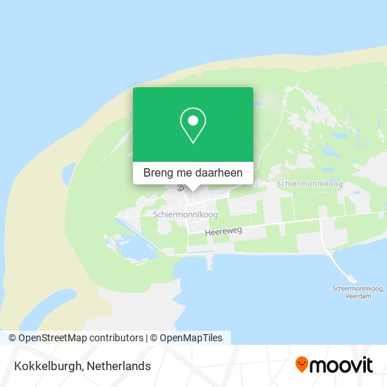 Kokkelburgh kaart