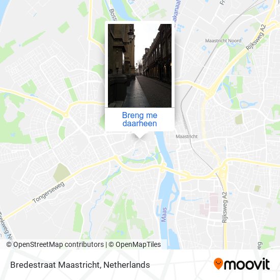 Bredestraat Maastricht kaart
