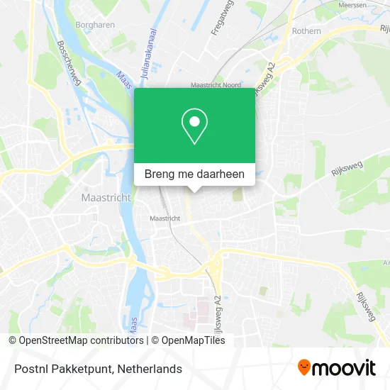 Postnl Pakketpunt kaart