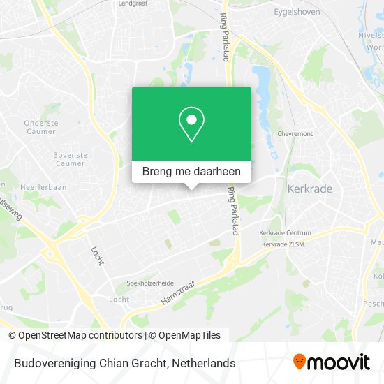 Budovereniging Chian Gracht kaart