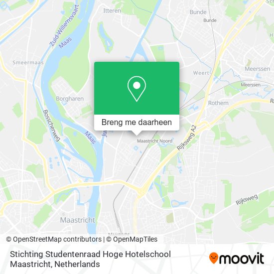Stichting Studentenraad Hoge Hotelschool Maastricht kaart