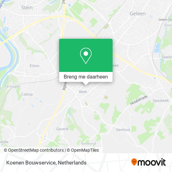 Koenen Bouwservice kaart