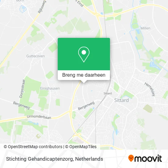 Stichting Gehandicaptenzorg kaart