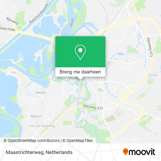 Maastrichterweg kaart
