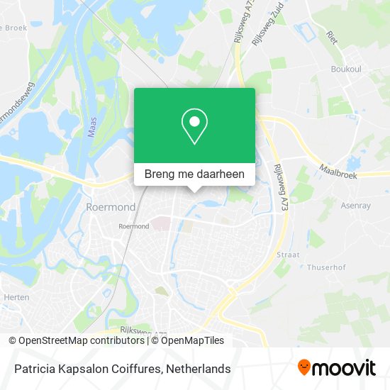 Patricia Kapsalon Coiffures kaart