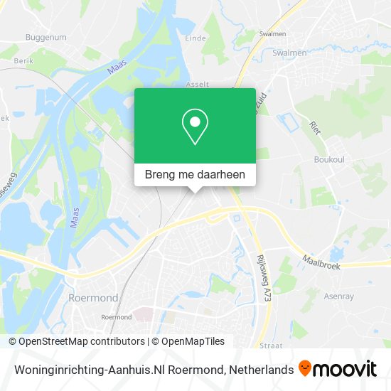 Woninginrichting-Aanhuis.Nl Roermond kaart