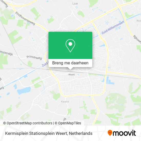 Kermisplein Stationsplein Weert kaart