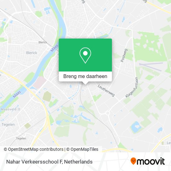 Nahar Verkeersschool F kaart