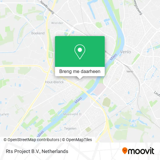 Rts Project B.V. kaart