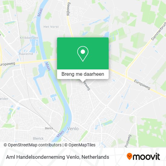 Aml Handelsonderneming Venlo kaart