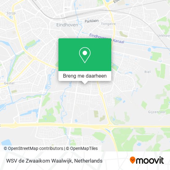 WSV de Zwaaikom Waalwijk kaart