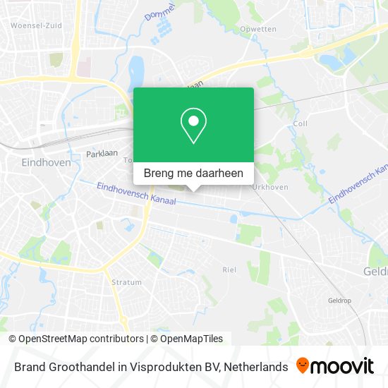 Brand Groothandel in Visprodukten BV kaart