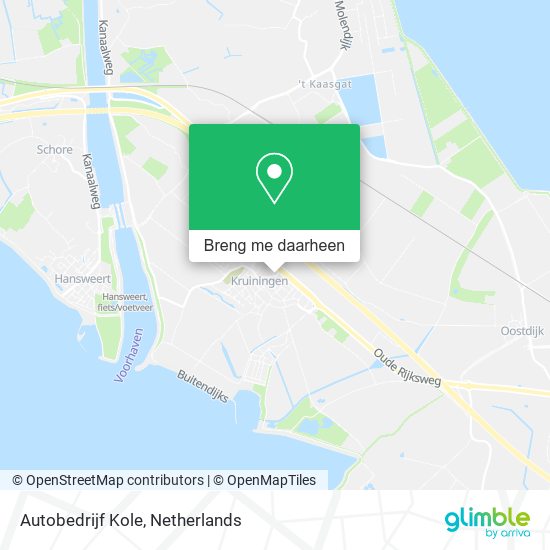 Autobedrijf Kole kaart